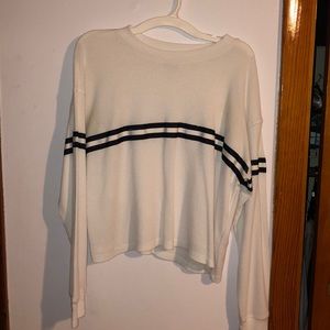 Hollister striped boyfriend long sleeve tee